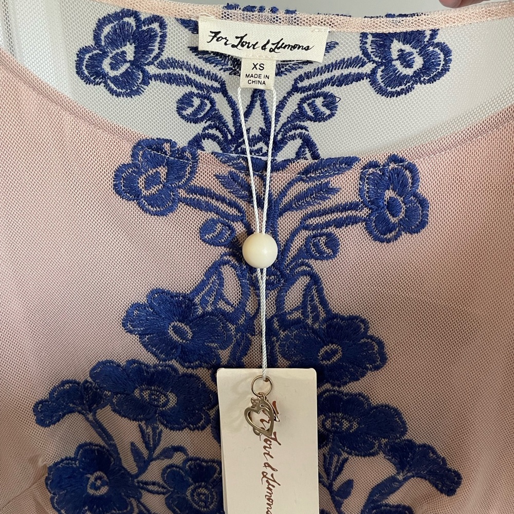 For Love & Lemons Temecula Mini Dress Size XS - Picture 9 of 9